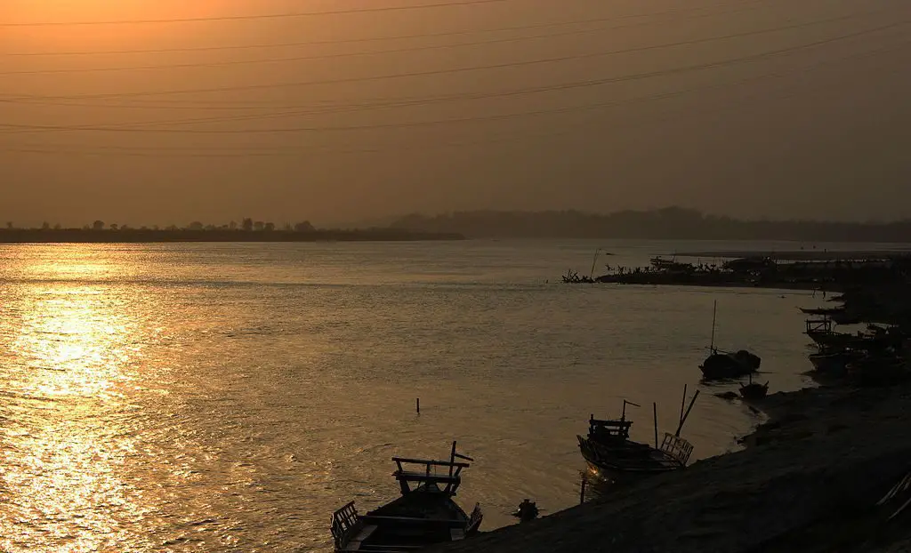 Brahmaputra River sunset from Tezpur Assam e1688289538937